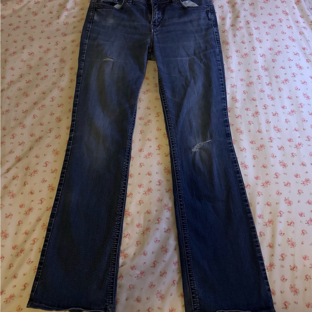 Silver Jeans Dark Blue Bootcut Women's Jeans